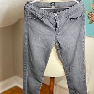 Just Black gray skinny jeans